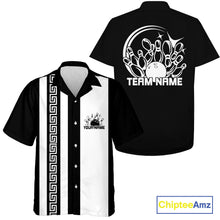 Load image into Gallery viewer, Custom Classic Vintage Bowling Team Shirts, 50S Retro Bowling Button Up ShirtIPHW10868
