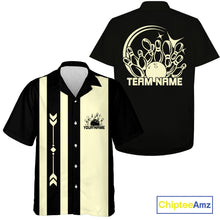 Load image into Gallery viewer, Custom Classic Vintage Bowling Team Shirts, 50S Retro Bowling Button Up ShirtIPHW10875