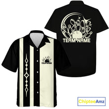 Load image into Gallery viewer, Custom Classic Vintage Bowling Team Shirts, 50S Retro Bowling Button Up Shirt IPHW10876