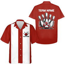 Load image into Gallery viewer, Funny Custom Bowling Vintage Shirts, Retro Bowling Jerseys Hawaiian Bowling Shirts IPHW6766