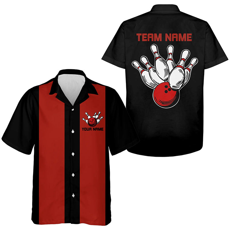 Custom Retro Bowling Shirts For Men And Women, Custom Bowling Team Uniform Vintage Style IPHW6767