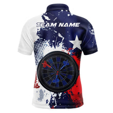 Load image into Gallery viewer, Custom Grunge Texas Flag Dart Multi Styles Shirts For Dart Players, Texas Dartboard Darts Jerseys IPHW10395
