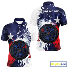 Load image into Gallery viewer, Custom Grunge Texas Flag Dart Multi Styles Shirts For Dart Players, Texas Dartboard Darts Jerseys IPHW10395