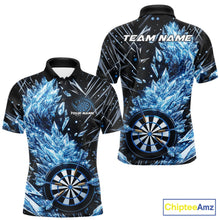 Load image into Gallery viewer, Custom Blue Ice Crystal Dart Jerseys, Ice Dart Team Multi Styles Shirts For Men, Women And Kids IPHW10403