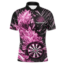 Load image into Gallery viewer, Custom Pink Ice Crystal Dart Jerseys, Ice Dart Team Multi Styles Shirts For Men, Women And Kids IPHW10405
