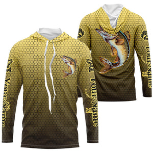 Personalized Walleye Fishing Jerseys, Walleye Tournament Fishing Shirts IPHW5718