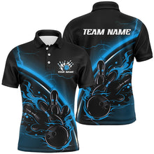 Load image into Gallery viewer, Custom Multi-Color Thunder Lightning Bowling Team Shirts For Men And Women, Flame Bowling Shirts Jerseys For Bowlers IPHW6586