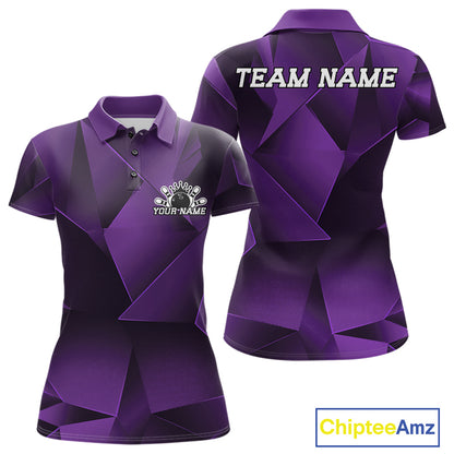 Purple and black sports jersey with 'TEAM NAME' text on a white background
