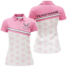 Load image into Gallery viewer, Pink Bowling Shirts For Women, Bowling Uniform Custom Bowling League Shirts IPHW6962