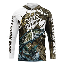 Load image into Gallery viewer, Custom Pike Fishing Long Sleeve Tournament Fishing Shirts, Pike Fishing Jerseys IPHW6452