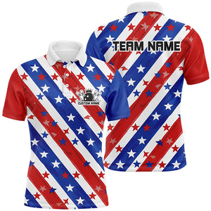 Personalized American Flag Bowling Team Shirts, Patriotic Bowling League Shirts For Men And Women IPHW6518