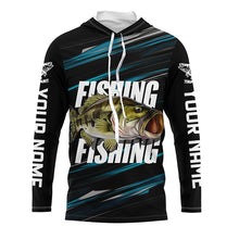 Load image into Gallery viewer, Largemouth Bass Fishing Custom Long Sleeve Tournament Shirts, Men And Women Bass Fishing Jerseys IPHW6682