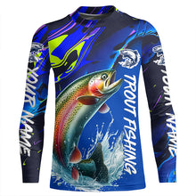 Load image into Gallery viewer, Personalized Rainbow Trout Long Sleeve Fishing Shirts, Trout Fly Fishing Jerseys IPHW6536
