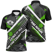 Load image into Gallery viewer, Leave It All On The Court Custom Pickleball Team Shirts For Men, Women And Kids, Multi-Color Pickleball Uniform IPHW6547