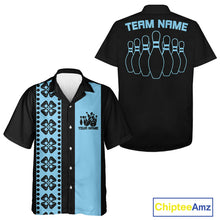 Load image into Gallery viewer, Custom Classic Retro Style Bowling Shamrock Pattern Vintage Bowling Team Shirts IPHW10081