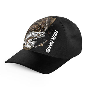 Beautiful Bass Fishing Tattoo Custom fishing hat Unisex Fishing Baseball Angler camo hat cap NQS1622