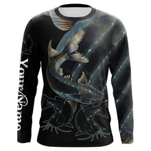 Load image into Gallery viewer, Catfish Fishing Customize Name long sleeves fishing shirts, catfish fishing jerseys NQS1796