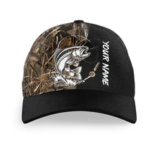 Load image into Gallery viewer, Trout Fishing Tattoo camo Custom fishing hat Unisex Fishing Baseball Angler camo hat NQS2666