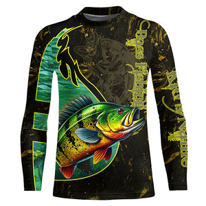 Peacock Bass Custom Long Sleeve tournament Fishing apparel, Peacock Bass Fishing jerseys - NQS1996