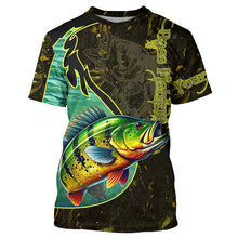 Load image into Gallery viewer, Peacock Bass Custom Long Sleeve tournament Fishing apparel, Peacock Bass Fishing jerseys - NQS1996