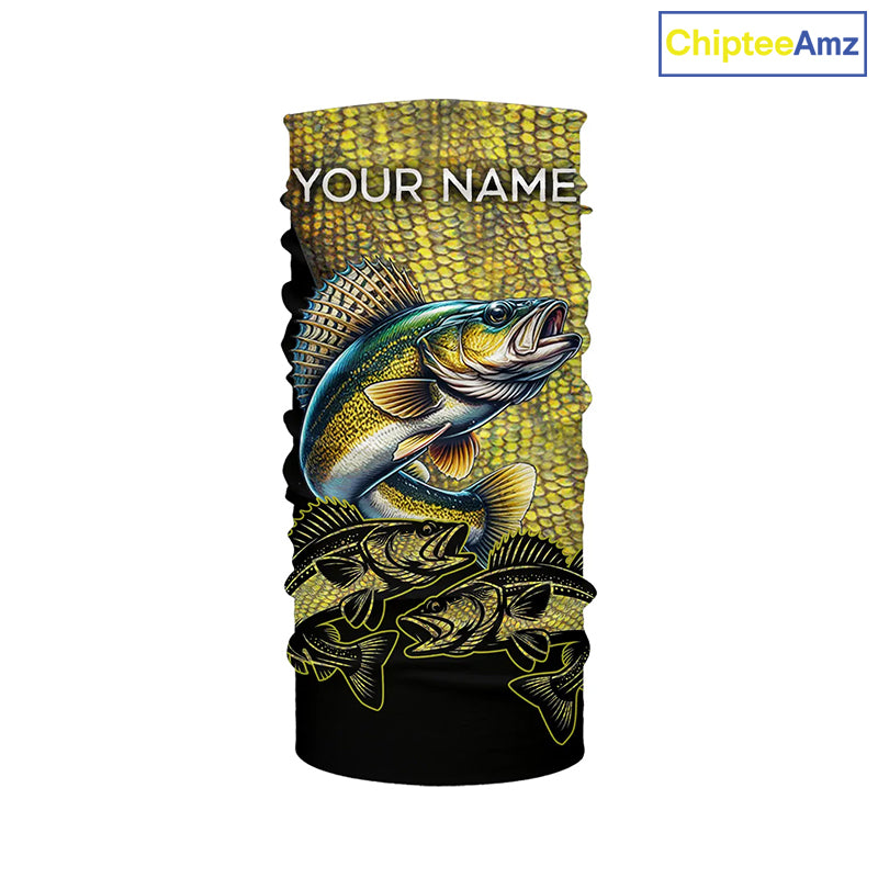 Walleye fishing customize name all over print shirts personalized fishing gift NQS228