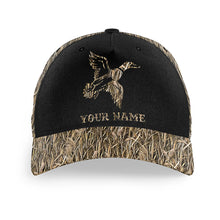 Load image into Gallery viewer, Duck hunting hat waterfowl camo Custom Unisex hunting Baseball hat cap NQS1724