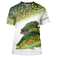 Load image into Gallery viewer, Crappie tournament fishing customize name all over print shirts personalized gift NQS178