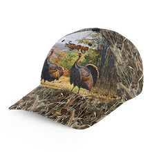 Load image into Gallery viewer, Turkey hunting Custom Camo hunting hat, turkey hat Unisex Hunting Baseball hat NQS1929