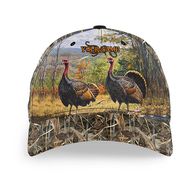 Turkey hunting Custom Camo hunting hat, turkey hat Unisex Hunting Baseball hat NQS1929