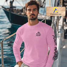 Load image into Gallery viewer, Personalized offshore Fishing jerseys, Mahi mahi, Wahoo, Tuna tournament fishing shirts | Light Pink NQS11220