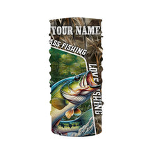 Load image into Gallery viewer, Personalized Bass Fishing Shirts, Love Fishing Camo 3D All Over Printed Shirts NQS210