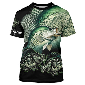 Crappie Fishing Customize Name UV protection long sleeves fishing shirts, gifts for fishing lovers NQS1789