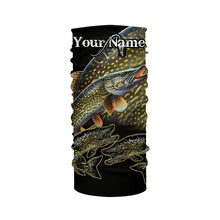 Load image into Gallery viewer, Northern Pike Fishing Custom Name UV protection long sleeves fishing shirts NQS1793