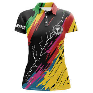 Colorful Women golf polo shirts custom golf clothes for ladies, best golf gifts NQS8709