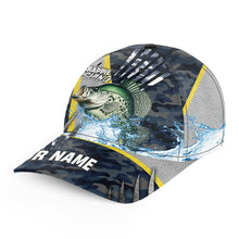 Load image into Gallery viewer, Crappie fishing camo Custom Crappie fishing hat Unisex Fishing Baseball Angler hat cap NQS9181