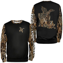 Load image into Gallery viewer, Louisiana duck hunting Waterfowl Camo Customize 3D All Over Printed Shirts Personalized Hunting gift NQS2643