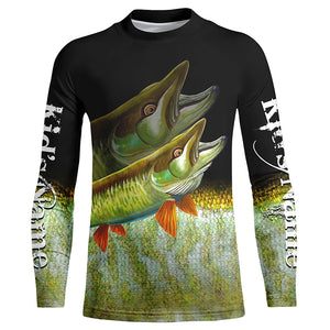 Musky fishing Customize name All over print shirts personalized fishing gift - NQS225