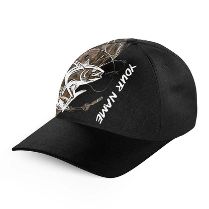 Tuna Fishing Tattoo camo Custom fishing hat Unisex Fishing Baseball Angler camo hat NQS2672
