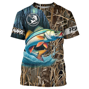 Snook Fishing Customize Name 3D All Over Printed Shirts For Men, Women, Kid Personalized Fishing Gift NQS305