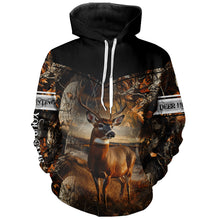 Load image into Gallery viewer, Deer Hunting big game camo Custom Name 3D All over print shirts - personalized hunting gifts - NQS737