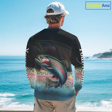 Load image into Gallery viewer, Rainbow Trout fishing scales Custom sun protection personalized fishing gifts, Trout fishing jerseys NQS11302
