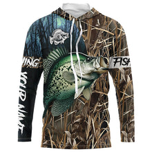 Load image into Gallery viewer, Crappie Fishing Customize Name 3D All Over Printed Shirts, Personalized Fishing Gift NQS306