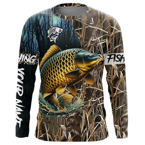 Carp Fishing Customize Name 3D All Over Printed Shirts For Adult, Kid, Personalized Fishing Gifts NQS307