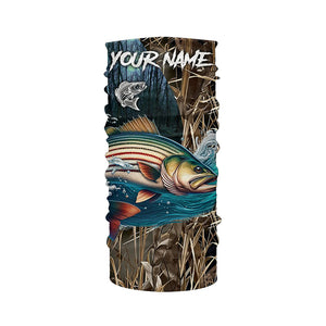 Striped Bass Fishing Customize Name 3D All Over Printed Shirts, Personalized Fishing Gift NQS308