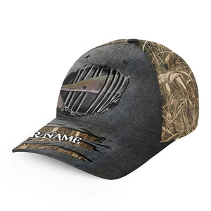 Alligator Gar fishing camo Custom fishing hat Adjustable Unisex Fishing Baseball Angler gar hat NQS3250