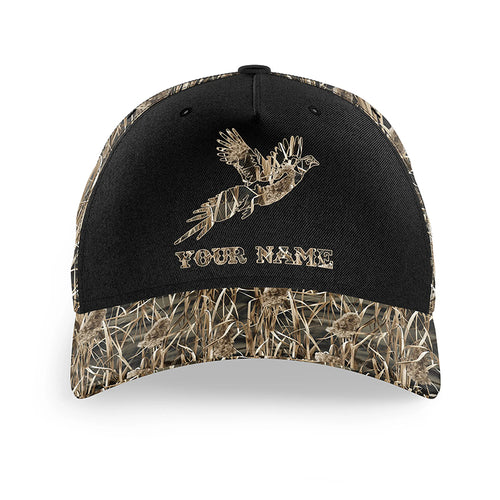 Pheasant hunting hat camo Custom Unisex hunting Baseball pheasant hat cap NQS4191