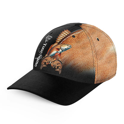 Redfish fishing green Custom fishing hat Unisex Fishing Baseball Angler hat cap NQS3255