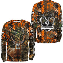 Load image into Gallery viewer, Deer Hunting big game camo Grim Reaper Custom Name 3D All over print shirts NQS742