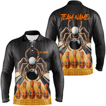 Load image into Gallery viewer, Funny Spider Halloween Bowling Shirts For Men Custom Bowling Team Jerseys, Halloween Bowling Outfits NQS8569