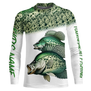 Crappie tournament fishing customize name all over print shirts personalized gift NQS178